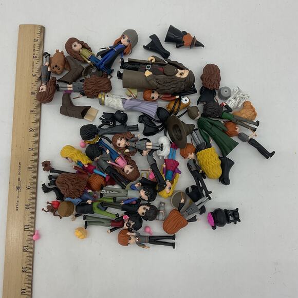 Preowned LOT Harry Potter Character Mini Dolls Figures Mixed Hermonie - Picture 2 of 4